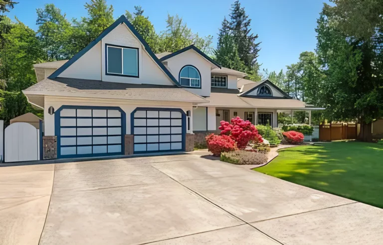 concrete driveway and house in brooksville florida