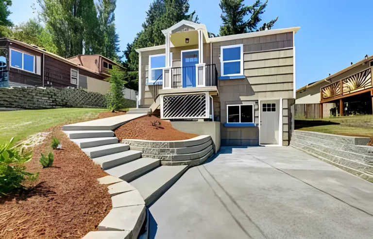 concrete driveway and steps in brooksville, florida