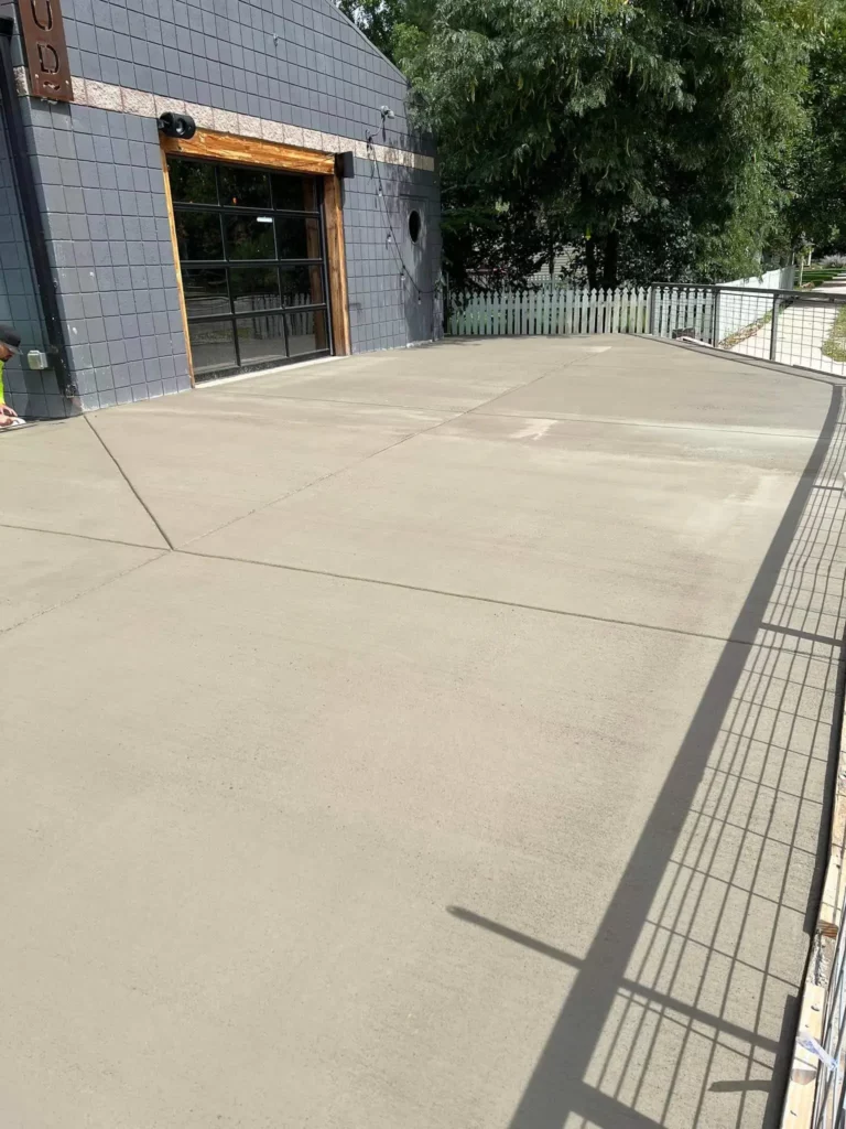 large concrete patio in brooksville, florida